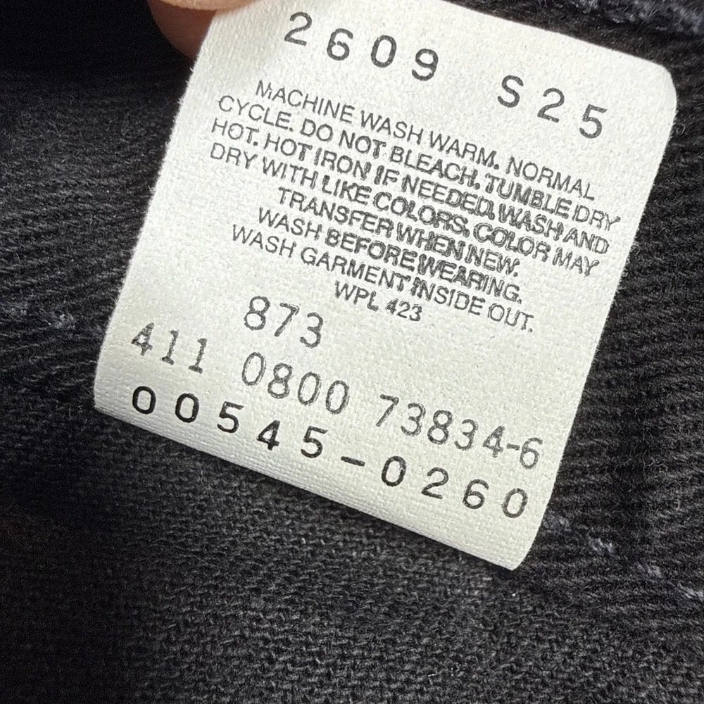 Vintage Levi's 545 Loose Fit Jeans Men 38X29 (Fits36X29) Black Baggy Y2K